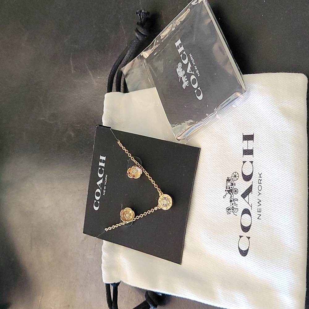 Coach necklace set